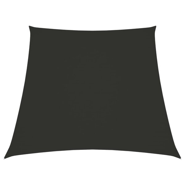 vidaXL Voile de parasol Tissu Oxford trapèze 2/4x3 m Anthracite