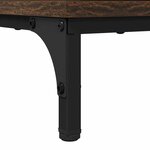 vidaXL Table basse Chêne fumé 90 x 49 x 46 cm Bois d'ingénierie