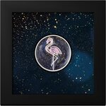 Pièce de monnaie en Argent 5 Dollars g 31.1 (1 oz) Millésime 2026 Line Art FLAMINGO (PRÉCOMMANDE)