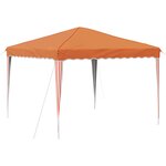 vidaXL Tente de fête pop-up 288 x 288 x 245 cm Orange Tissu Oxford