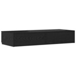 vidaXL Tiroirs de lit Chêne noir 80 x 36.5 x 16.5 cm Bois d'ingénierie