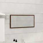 vidaXL Ensemble de meubles de salle de bain 2 Pièces Chêne marron