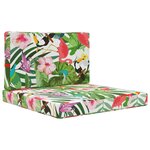 vidaXL Coussin de canapé d'extérieur 2 Pièces coloré Polyester