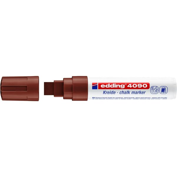 Marqueur craie liquide 4090 marron 4-15 mm EDDING