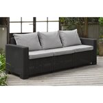 Allibert jeu de canapé de jardin 7 pcs california  graphite 231565