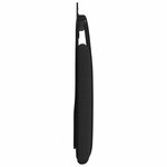 vidaXL Tête de lit suspendue Noir Tissu