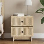 vidaXL Cabinet de chevet avec tiroir Chêne Sonoma 43 x 34 5 x 47 5 cm