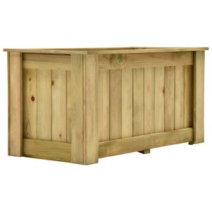 vidaXL Jardinière surélevée 100x50x50 cm Bois de pin imprégné