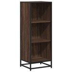 vidaXL Bibliothèque chêne marron 40x35x107 5 cm bois d'ingénierie