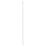 vidaXL Tête de lit métal blanc 100 cm