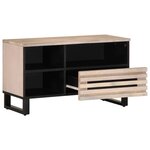vidaXL Meuble TV 80x34x46 cm bois massif de manguier