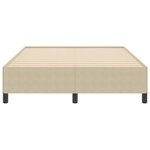 vidaXL Cadre de lit Vert gris 140 x 200 cm Tissu en velours côtelé