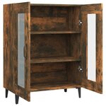 vidaXL Buffet chêne fumé 69 5x34x90 cm bois d'ingénierie