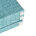 vidaXL Cloison de séparation pliable 228 x 170 cm Papillon Bleu