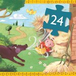 Djeco DJ07212 - Puzzle les 3 petits cochons 24 pièces