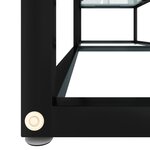 vidaXL Meuble TV marbre blanc 140x40x40 5 cm verre trempé