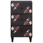 vidaXL Armoires de rangement avec tiroir Multicolore 40 x 33 5 x 75 cm