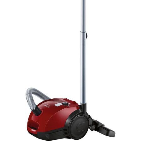 Bosch bzgl2a310 - aspirateur traineau avec sac 3 5l - 80db - rayon d'action 8m - brosse universelle double position - rouge