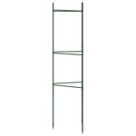 vidaXL Cages à tomates 4 Pièces 116 cm acier et PP