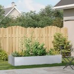 vidaXL Jardinière 200x80x40 cm acier galvanisé