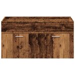 vidaXL Ensemble de meubles salle de bain 4 Pièces bois d'ingénierie