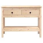 vidaXL Table console 100x35x75 cm Bois massif de pin