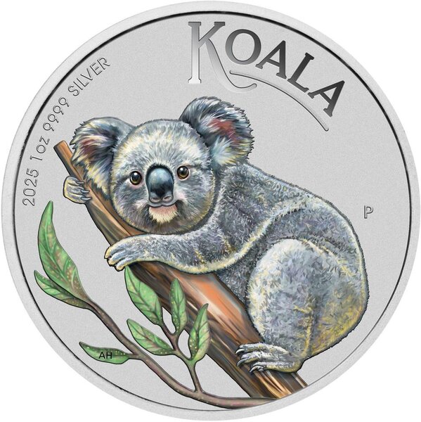 Pièce de monnaie en Argent 1 Dollar g 31.1 (1 oz) Millésime 2025 AUSTRALIAN KOALA