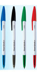 Paper mate 045 - 15 stylos bille avec capuchon - noir  bleu  rouge  vert - pointe moyenne 1.0mm - en sachet