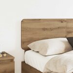 vidaXL Tête de lit Chêne artisanal 160 cm Bois d'ingénierie
