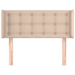 vidaXL Tête de lit avec oreilles Cappuccino 103x16x78/88 cm Similicuir