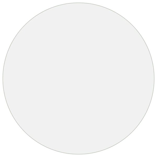 vidaXL Protecteur de table transparent Ø 70 cm 1 6 mm PVC