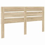 vidaXL Tête de lit Chêne Sonoma 200 cm Bois d'ingénierie
