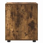 vidaXL Armoire de rangement Chêne fumé 40 x 48 x 57 cm