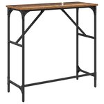 vidaXL Table console Bois ancien 75 x 32 x 75 cm Bois d'ingénierie
