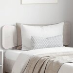 vidaXL Tête de lit blanc 75 cm bois massif de pin