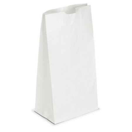 Sac kraft blanc sans poignées 18x34x11 cm (lot de 500)