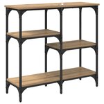 vidaXL Table console Chêne artisanal 80 x 29 x 75 cm Bois d'ingénierie
