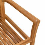 vidaXL Chaise de salle à manger 4 Pièces Marron 62 x 55 x 94 cm