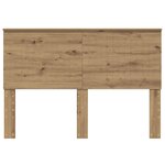 vidaXL Tête de lit Chêne artisanal 140 cm Bois d'ingénierie