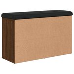 vidaXL Banc à chaussures chêne marron 82x32x50 cm Bois d'ingénierie