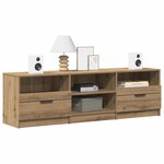 vidaXL Meuble TV chêne artisanal 150x33 5x45 cm bois d'ingénierie
