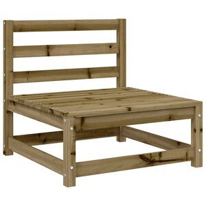 vidaXL Canapé de jardin sans accoudoirs 70x70x67 cm bois pin imprégné