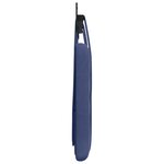 vidaXL Tête de lit suspendue Bleu police Velours