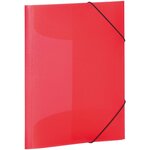 Chemise à élastiques, PP, A3, rouge translucide HERMA