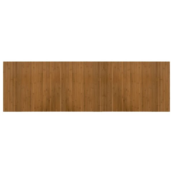 vidaXL Tapis rectangulaire marron 60x200 cm bambou