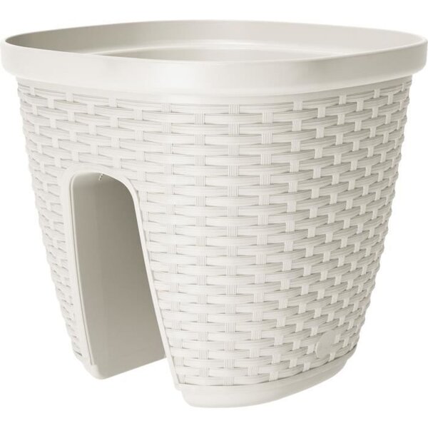PoeTIC Pot Balustrade Casa Mesh 30 - Blanc