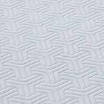 vidaXL Matelas Blanc  Gris 70 x 200 cm Mousse
