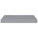 vidaXL Étagère murale flottante gris 50x23x3 8 cm MDF