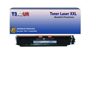 T3AZUR - Toner compatible avec Canon 729 pour Canon LBP-7010C  LBP-7018C Jaune - 1 000p