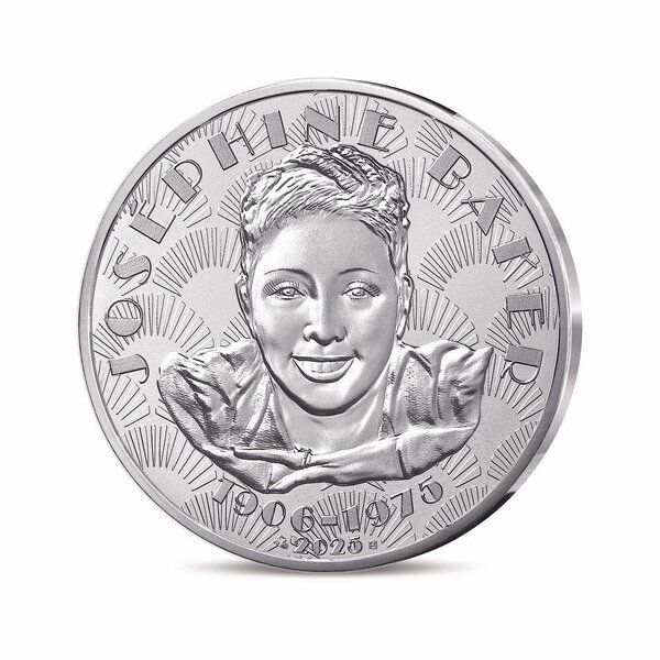 Joséphine Baker - Monnaie de 100€ Argent